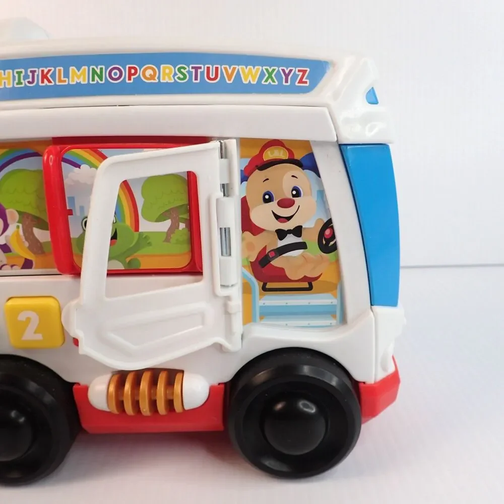 2016 Fisher-Price Laugh & Learn Learn Around Town Bus (Tested)